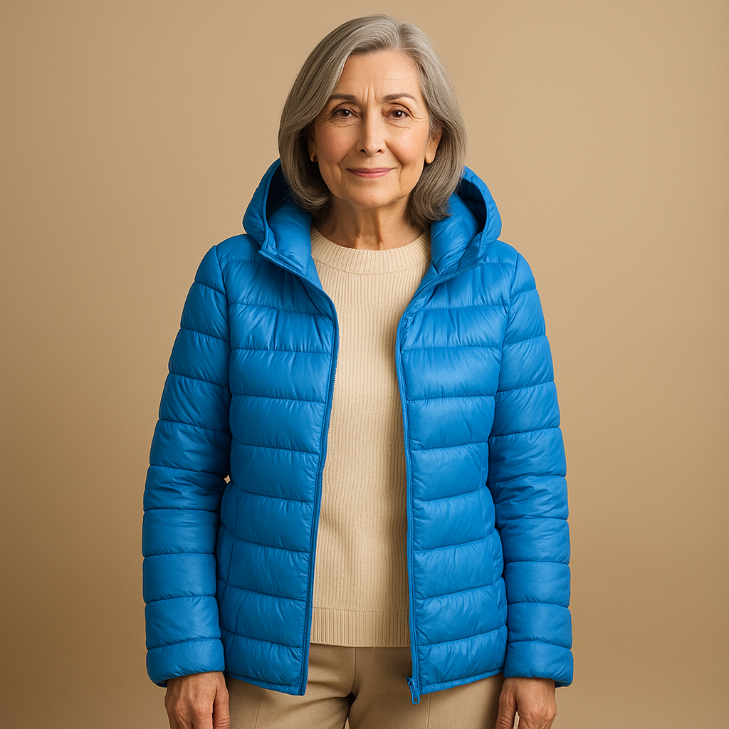 Leighton™ | Hooded Puffer Jacket - Blue